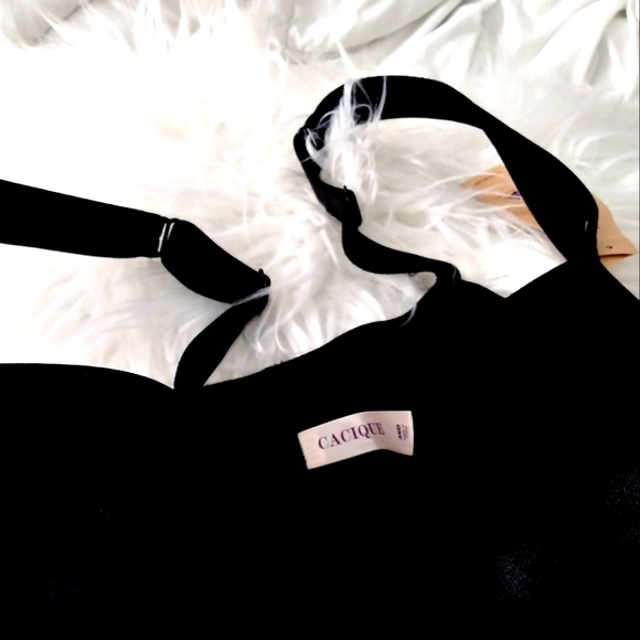 Cacique Intimates & Sleepwear Black Cacique Seamless Smooth Bra